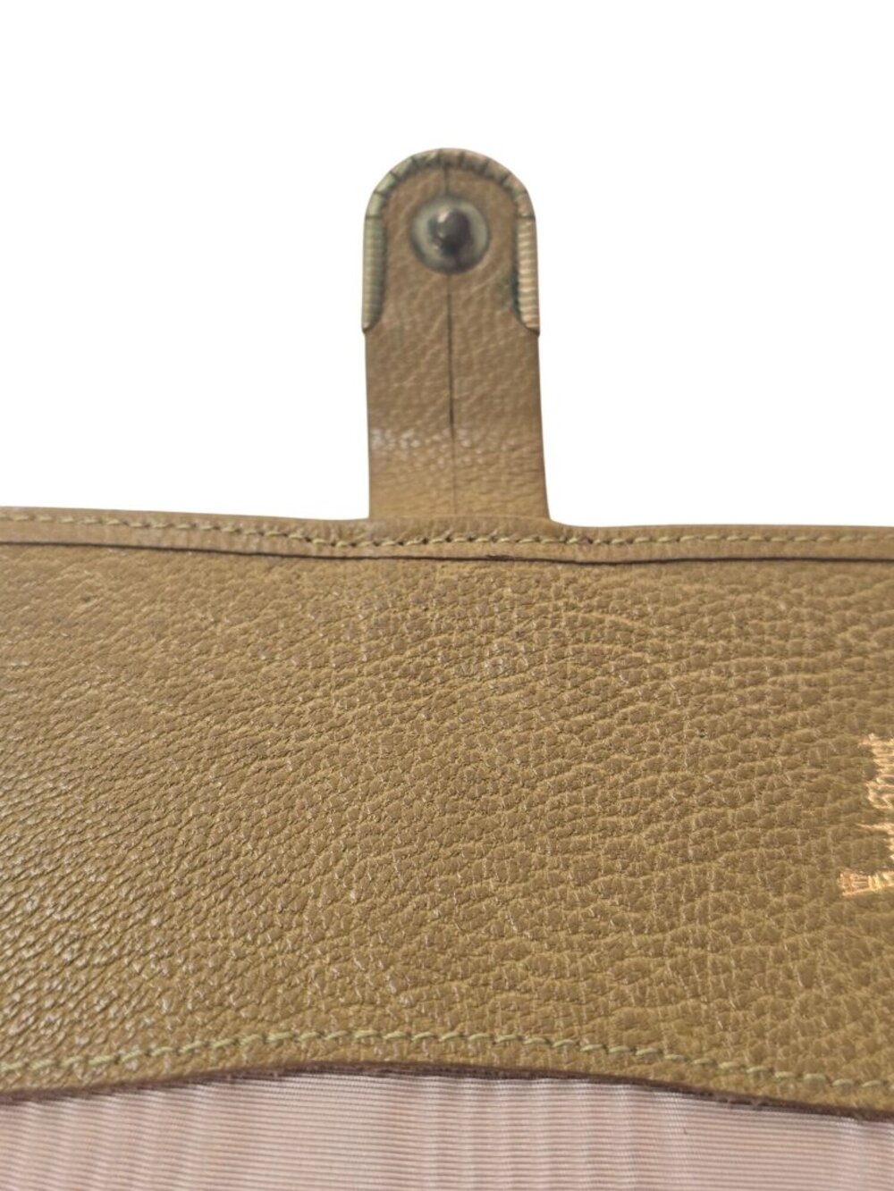 Vintage Bond Street Leather Wallet Gold‑Tone Snap Clasp Original - Picture 9 of 11